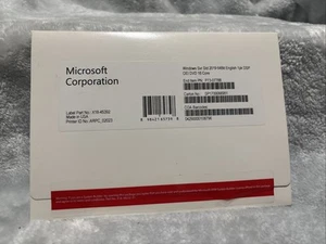 DVD estándar de 64 bits Microsoft Windows Server 2016 - Imagen 1 de 2