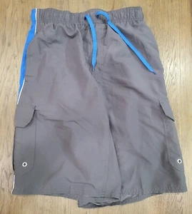 Beverly Hills Polo Club Swimwear Mens Medium Swim Trunks Lining Pockets Blue - Picture 1 of 5