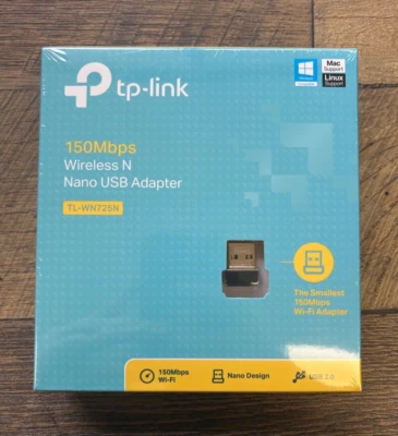 TP-LINK TLWN725N 150Mbps Wireless N Nano USB Adapter - New and Sealed - Image 1 of 2