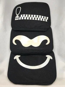 🇺🇸Baumwolle Cartoon Druck Gesichtsmaske Lustig Mund mit Zähnen Atmungsaktiv Wiederverwendbar Waschen - Bild 1 von 12