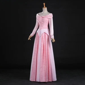 Sleeping Beauty Sleeping Beauty Aurora Disney Cosplay Costume Dress Long... - Picture 1 of 5