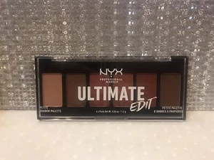 NYX Ultimate Edit Petite Eye Shadow Palette - Warm Neutrals - 1.2g New - Picture 1 of 2