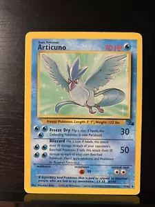 Pokémon TCG Articuno Fossil 17 Regular Unlimited Rare - Picture 1 of 2