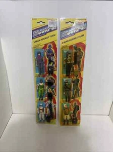 Vintage 1990 Lanard Toys "The Corps" Sealed 3-man Assaulted Lot Of (2) - Picture 1 of 4