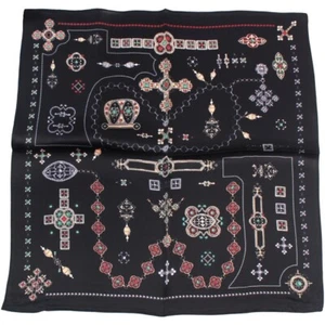 100% Reine Maulbeerseide Quadrat Schal für Haare Frauen Herren Naturseide Halstuch - Bild 1 von 10