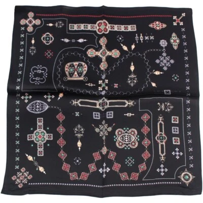 100% Pure Mulberry Silk Square Scarf For Hair Women Men Natural Silk Neckerchief - Image 1 of 4