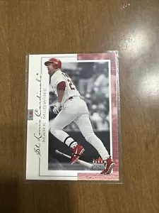 2001 Fleer Genuine #54 Mark McGwire Card Cardinals - Picture 1 of 2
