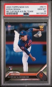 KODAI SENGA * PSA 10 * 2023 TOPPS NOW MLB ALL-STAR ROOKIE CUP TEAM #RC-11 METS - Picture 1 of 2