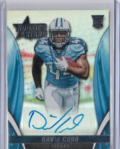 2015 Panini Rookies & Stars Rookie Signatures Longevity #RS-DC David Cobb AUTO - Bild 1 von 1
