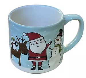 Taza de café Lang Navidad 16 oz Santa Reno Muñeco de nieve Pingüino Vacaciones Dibujos animados - Imagen 1 de 8