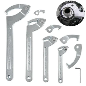 Wechselköpfe 3/4" bis 6-1/10" mit verstellbarem C-Stift Schraubenschlüssel Werkzeug Set - 8 Stck. - Bild 1 von 9