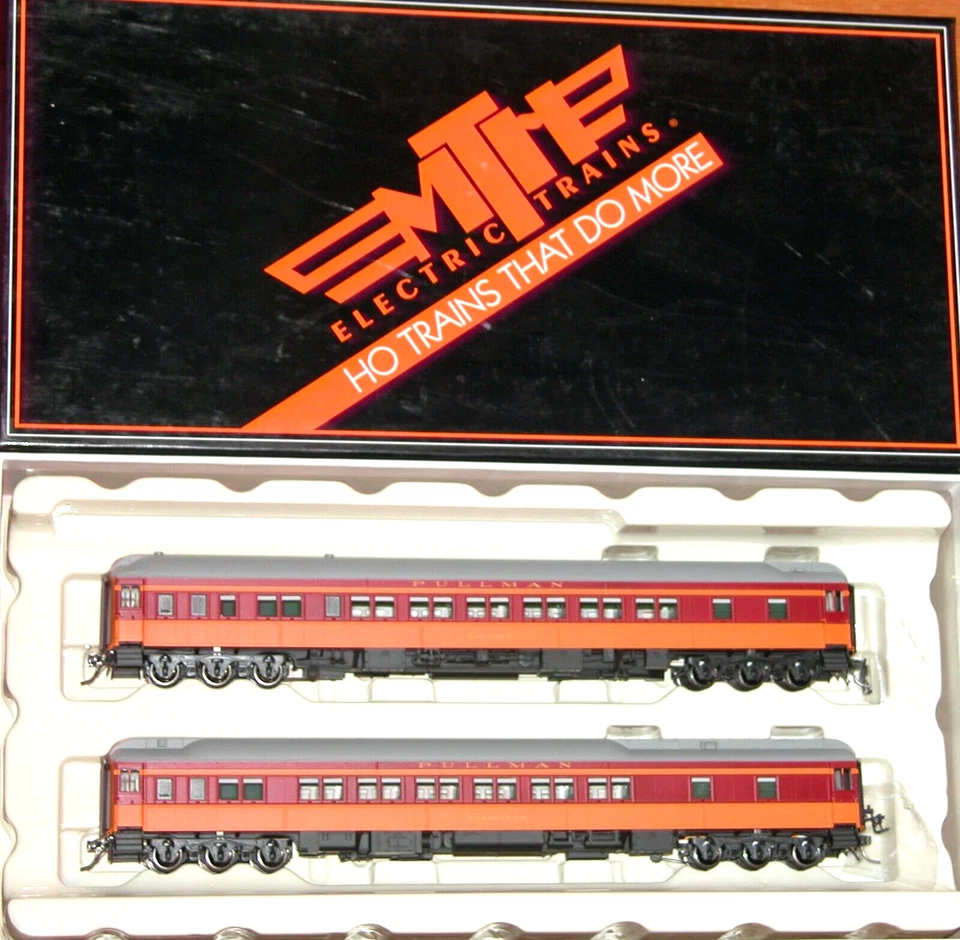 HO MTH 80-40012 2 CAR HEAVYWEIGHT SLEEPER / SLEEPER PASSENGER SET MILWAUKEE ROAD - Image 1 of 1