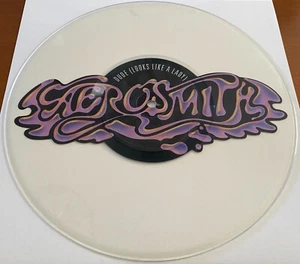 AEROSMITH Dude Looks GEF 72P UK UNCUT 12" TEST PRESSING PICTURE DISC PROMO VINYL - Picture 1 of 2