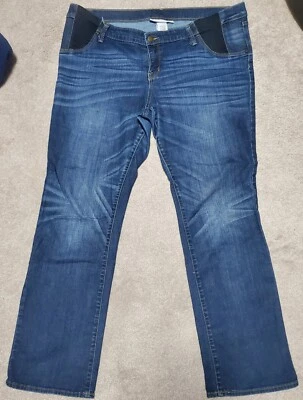 Pantalones de mezclilla de maternidad Liz Lange para mujer 16 paneles laterales elásticos Foto 1 de 4