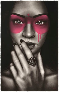 【FIN DAC】STAMPA HAICONCA (EDIZIONE ROSA) - LIMITED 40 - FIRMATA/NUMERATA - Foto 1 di 1