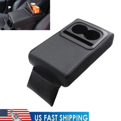 US Car Center Console Box Armrest Cushion Pad Elbow Bracket Cup Holder Durable - Image 1 of 4