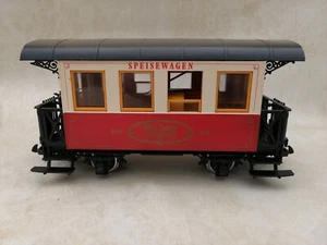 LGB escala G maqueta ferrocarril vagón comedor 100 años Lehmann luz exterior - Imagen 1 de 11