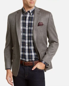 Cappotto sportivo Lauren Ralph Lauren misto cashmere spina di pesce 50R - Foto 1 di 3