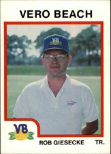 1987 Vero Beach Dodgers ProCards #18 Rob Giesecke