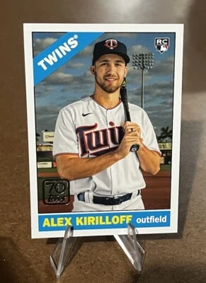 Alex Kirilloff 70 YEARS OF TOPPS ROOKIE Insert 2021 Minnesota Twins - Image 1 of 3