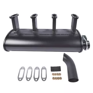 4 Cylinder Exhaust Manifold Muffler Kit for Deutz 912 913 914 04191237 02247489 - Picture 1 of 10