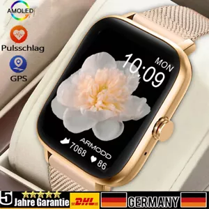 Luxus Smartwatch Armbanduhr Blutdruck Fitness Tracker Damen Neu - Bild 1 von 12