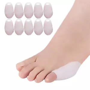 5 Pairs Pinky Toe Protector Bunion Corrector New Material Gel Little Toe Separat - Picture 1 of 12