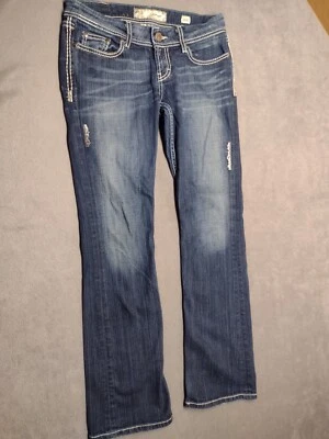 Bota de mezclilla para mujer BKE Sabrina 28 R lavado medio Foto 1 de 4