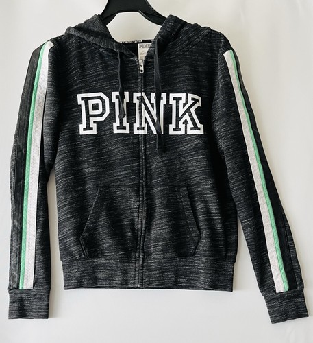 UNDERCOVER Felpa con cappuccio zip ROSA Victorias Secret ottime condizioni taglia XS edizione limitata