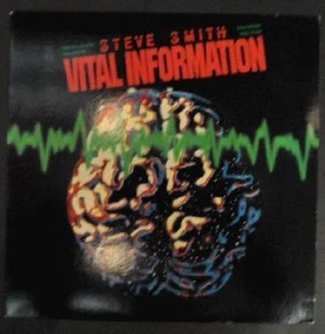STEVE SMITH VITAL INFORMATION FIRMADO LP 1983 AUTÓGRAFO ORIGINAL - Imagen 1 de 1