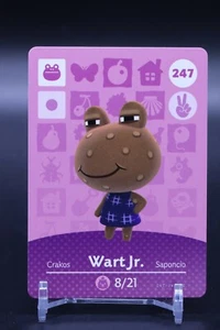 Wart Jr # 247 Animal Crossing Amiibo Card AUTHENTIC Series 3 NEW NEVER SCANNED! - Picture 1 of 2