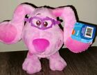 Blue's Clues & You! Beanbag Small Plush Magenta with Glasses Toy 7" NWT