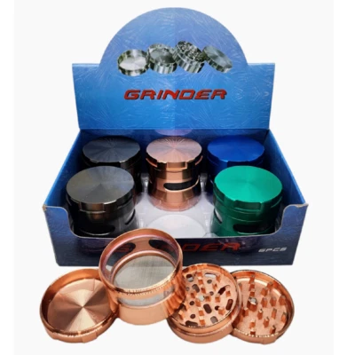 Spice Herb Grinder 2.5 Inch 4 Part Crusher Aluminum Grinder Multiple Choice's - Image 1 of 4