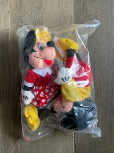 The Spirit of Mickey Bean Bag Plush Set Mickey and Minnie 1990s Disney Store new - Picture 1 of 2