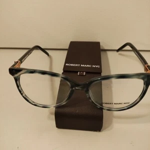 Robert Marc NYC Serie 1: 1000 Anteojos Teal Sunset 406 Talla 51-18-137 y Estuche - Imagen 1 de 17
