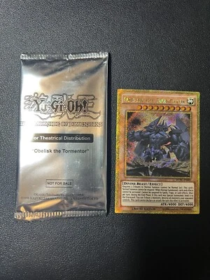 SEALED Obelisk The Tormentor GOLD SECRET RARE Movie Promo - Image 1 of 4