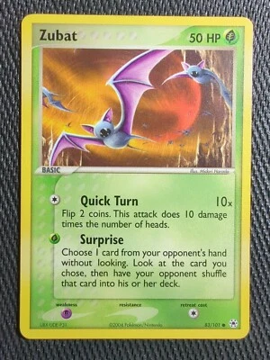 Pokémon TCG Zubat EX Hidden Legends 83/101 Regular Common - Image 1 of 2