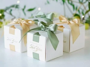 Geschenkbox Würfel mit Schleife °für dich° zum Geburtstag - sehr edel - Bild 1 von 4