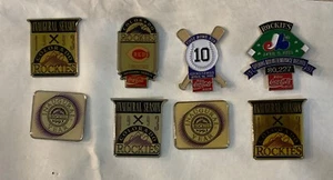 MLB Colorado Rockies Inaugural Season Hat Pins 1993 Coca Cola Opening Day + - Picture 1 of 6