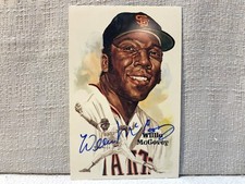 Willie McCovey Signed Autographed Perez Steele Hall of Fame Postcard #196 JSA