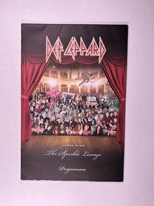 Def Leppard Programm Poster Songs From The Sparkle Lounge Joe Elliott 2009 - Bild 1 von 13