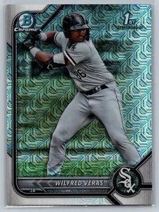 2022 Bowman Chrome #BCP-183 Wilfred Veras 1st Mojo Refractor White Sox - Bild 1 von 2