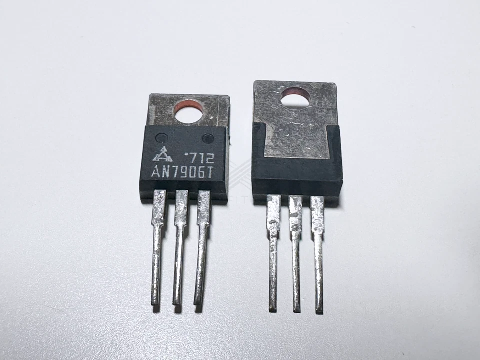 5X AN7906T PANASONIC Negative Linear Voltage Regulator 6V 1A TO-220 Fixed Output - Image 1 of 4