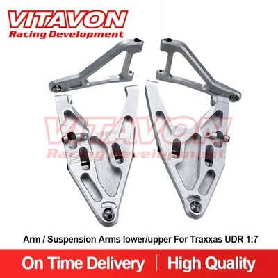 VITAVON Udr CNC Alu7075 Front Lower/Upper Suspension Arms For Traxxas UDR 1/7 - Image 1 of 4