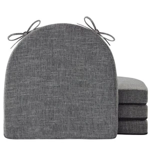 Chair Cushions for Dining Chairs with Ties and Removable Cover, Dining Kitche... - Picture 1 of 7