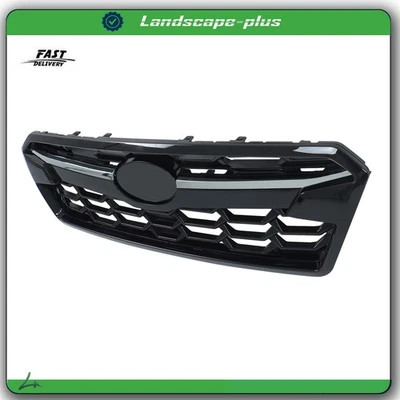 Conjunto de grade frontal superior para Subaru Crosstrek 2018-2020 plástico preto brilhante - Imagem 1 de 4