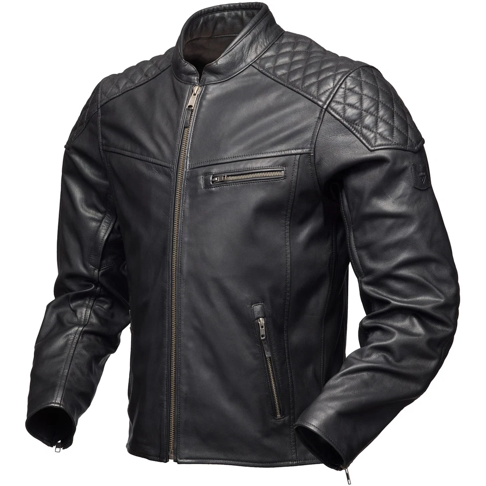 Modeka Phinix Lederjacke schwarz Motorradjacke Leder City Crusier - Bild 1 von 1