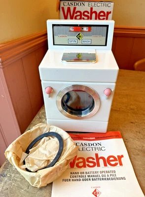 Casdon Boxed Vintage Toy Electric Washing Machine with Instructions 1970s - Image 1 of 4