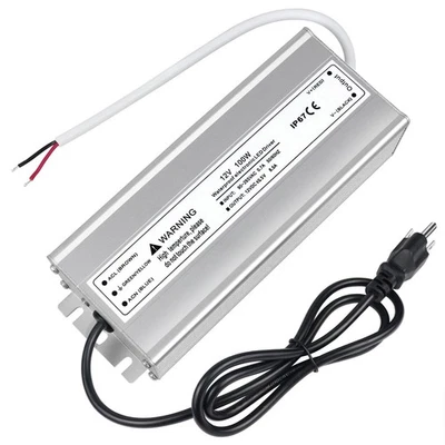 LED Driver 100 Watts Waterproof IP67 Power Supply Transformer 90-265V AC to 1... - Image 1 of 4