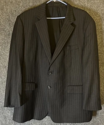 Blazer Abrigo Deportivo Lauren Ralph Lauren Para Hombre 46S Negro Lana A Rayas 2 Botones Foto 1 de 4